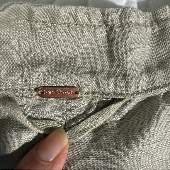 Free People linen blend vest size Small - Picture 5 of 9
